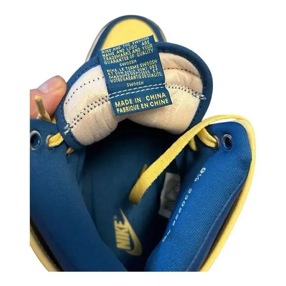 Nike Air Jordan AJKO 1 Laney High True Blue Topaz Gold DO5047-407 Size 9.5 - Picture 8 of 14